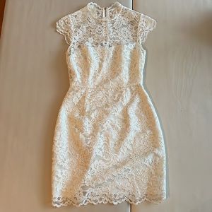Evernew size 2 white lace dress